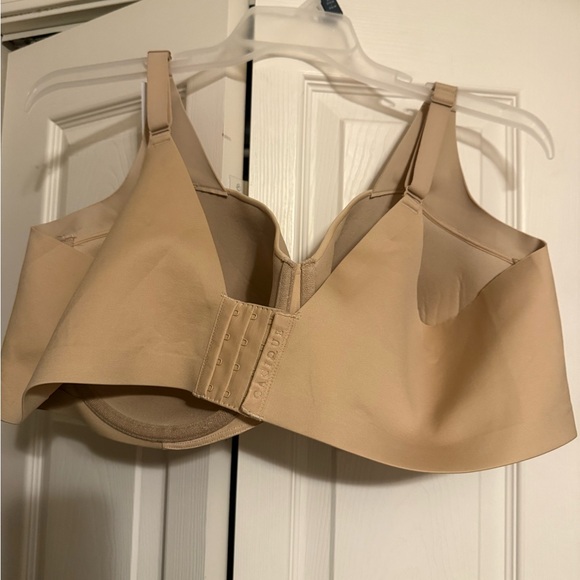 Cacique Beige Lightly Lined Max Coverage Bra - Picture 3 of 5